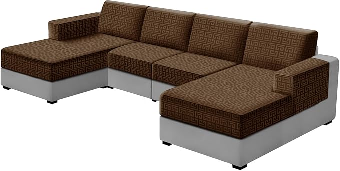 UNBBRRL 10 Pieces Stretch Sofa Cushion Covers
