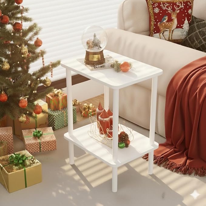 Apicizon 2 Tier End Table, Small Side Table