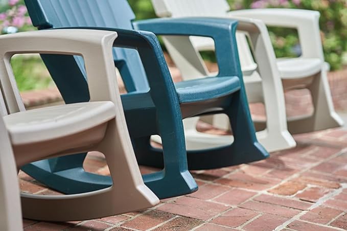Semco Plastics Rockaway Heavy Duty All Weather Outdoor Rocking Chair