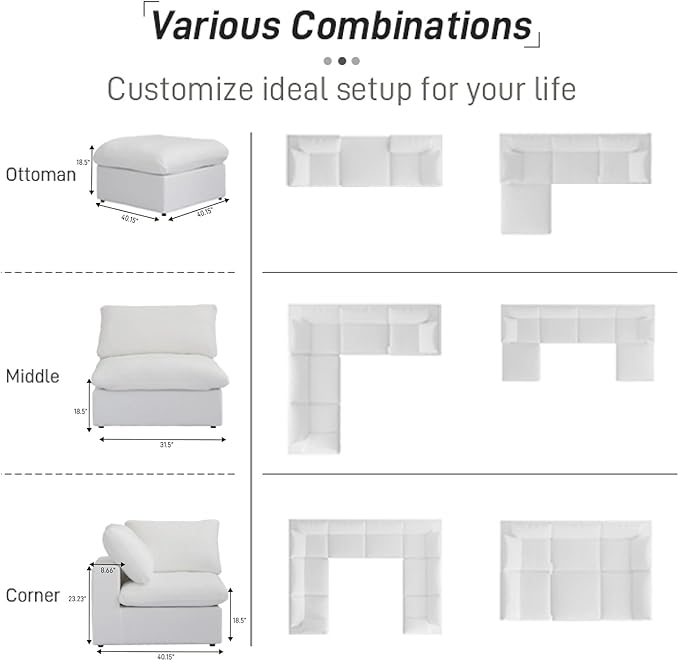 Cloud Modular Sectional Sofa
