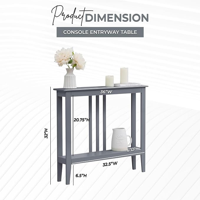 Kings Brand Furniture Narrow Console Table