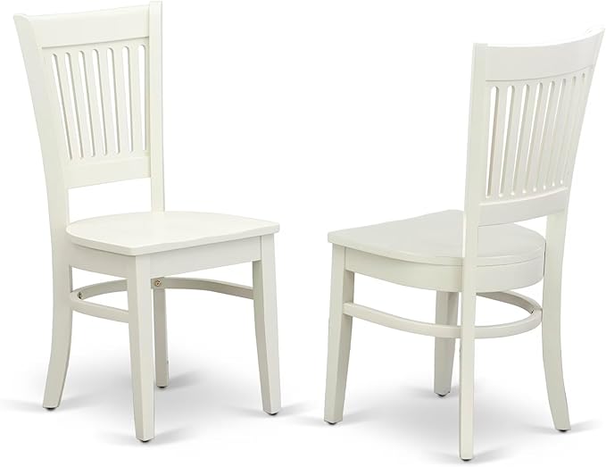 East West Furniture ANVA3-LWH-W 3 Piece Dining Room Furniture Set Contains a