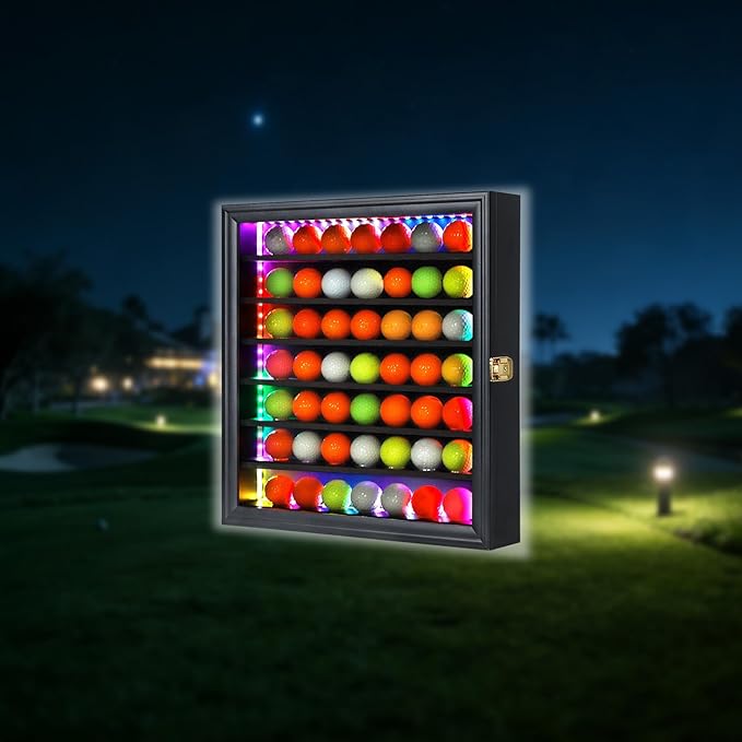 KCRasan 49 Golf Ball Display Case