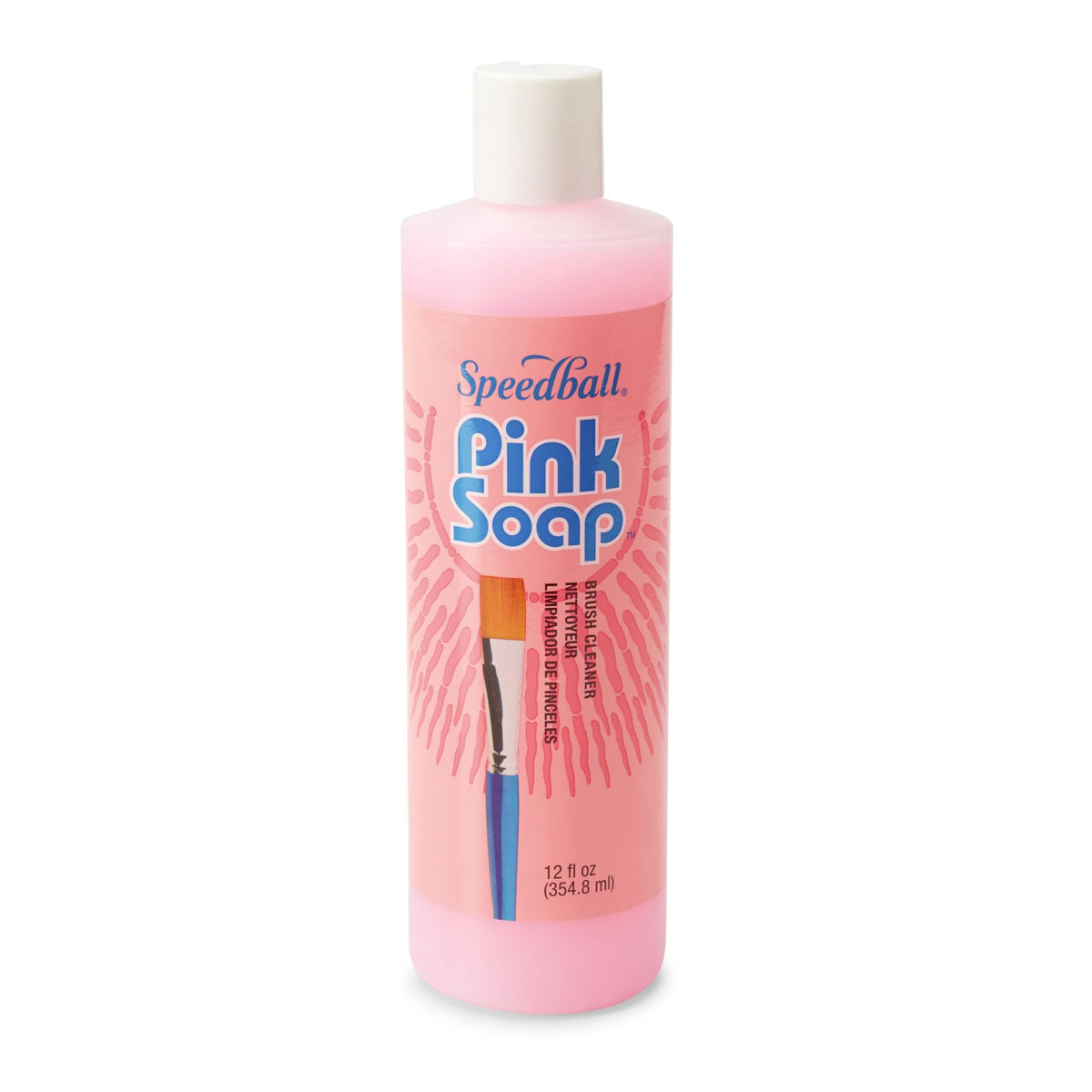 Pink Soap 12-Ounce Brush Cleaner and Conditioner (00132-66)