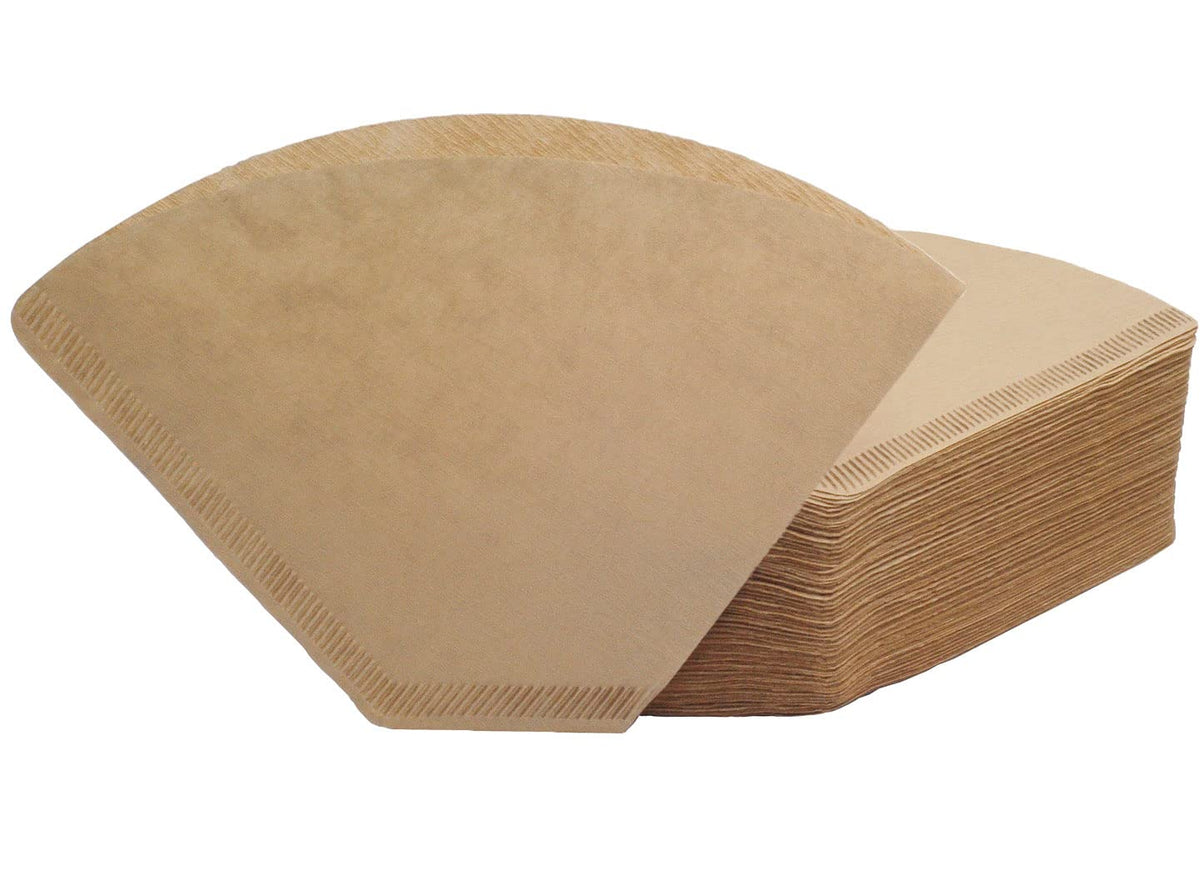 #4 Cone Coffee Filter 8-12 Cup, 200 Count Unbleached Natural Paper, No Blowout, Disposable for Pour Over and Drip Coffee Maker