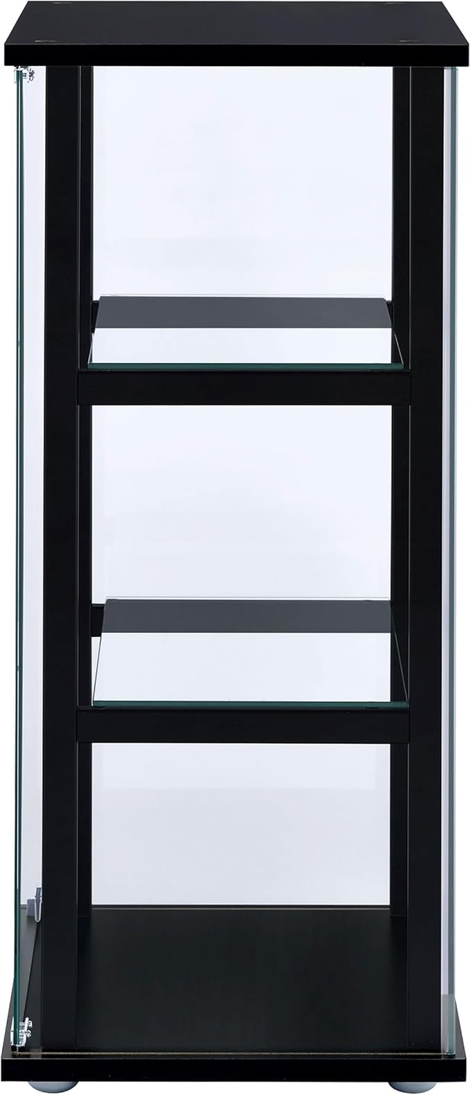 Coaster Home Furnishings Cyclamen 34-inch 3-Tier Clear Tempered Glass Curio