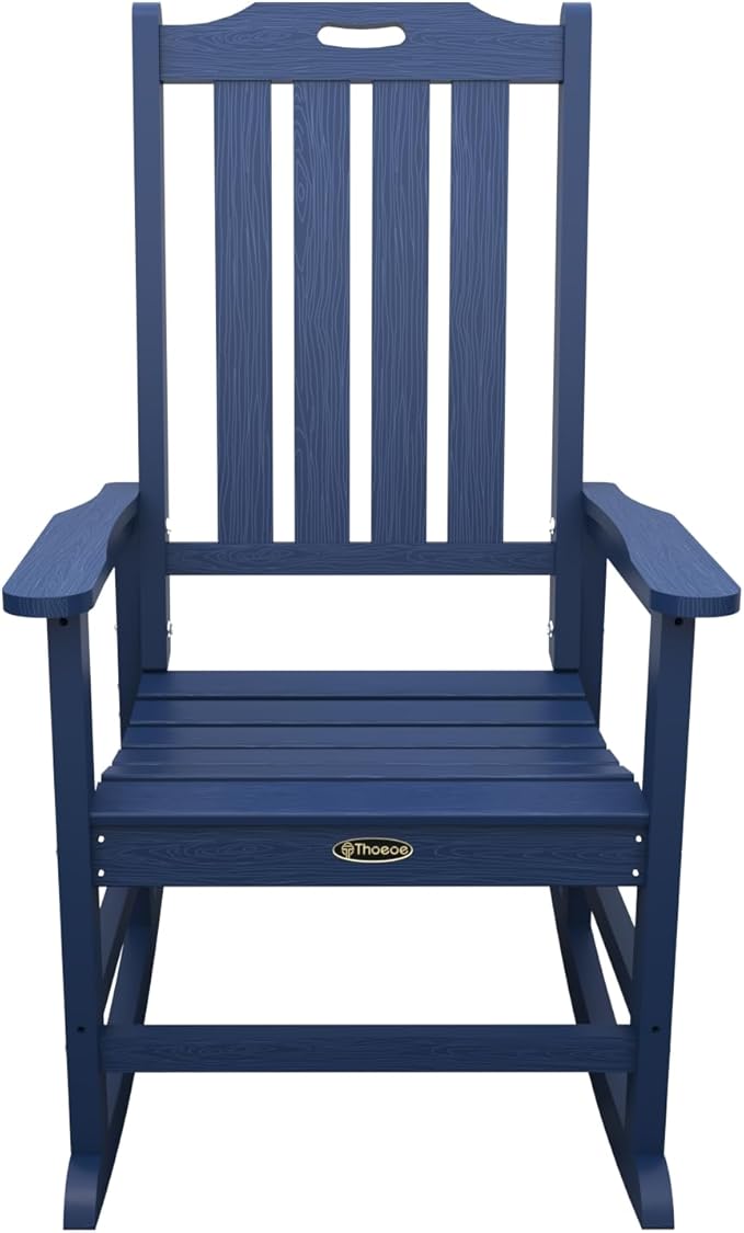 THOEOE Oversized Rocking Chair, Outdoor Rocking Chair
