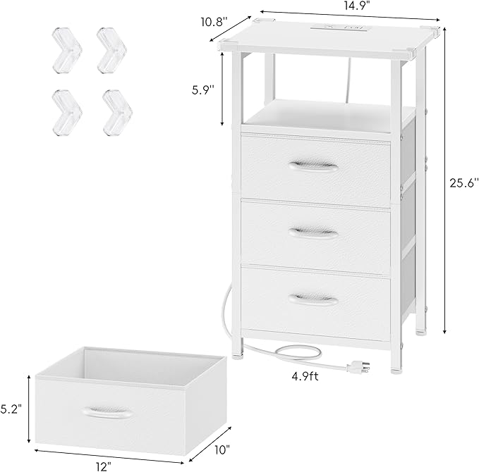 Vagusicc Night stand Set 2