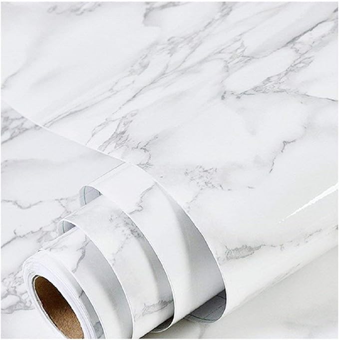 practicalWs Peel and Stick Marble Wallpaper 15.7'' x 236.2'' Marble Contact