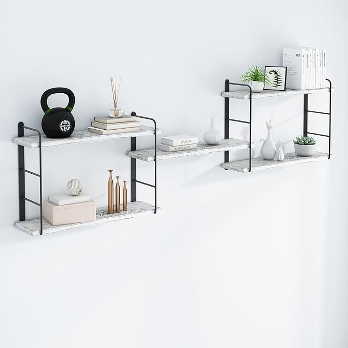 MXCSE Wall Shelves, Wall Mounted Bookshelves, DIY Floating Shelves