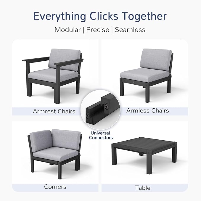 Stoog Modular Armless Chair