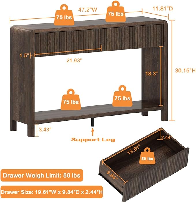 FATORRI Console Sofa Table