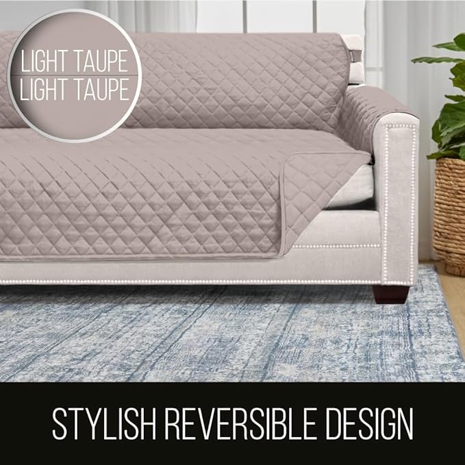 Sofa Shield® Couch Slip Covers for Dogs, Reversible Furniture Protector