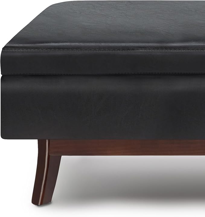 SIMPLIHOME Owen Rectangular Storage Ottoman