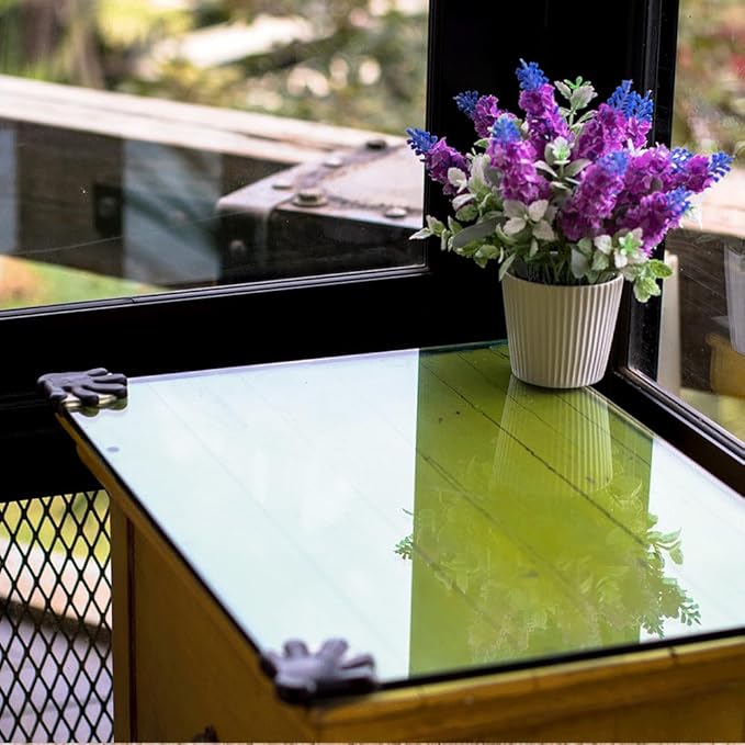 Dulles Glass 18 inch Square Glass Table Top