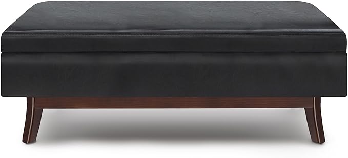 SIMPLIHOME Owen Rectangular Storage Ottoman