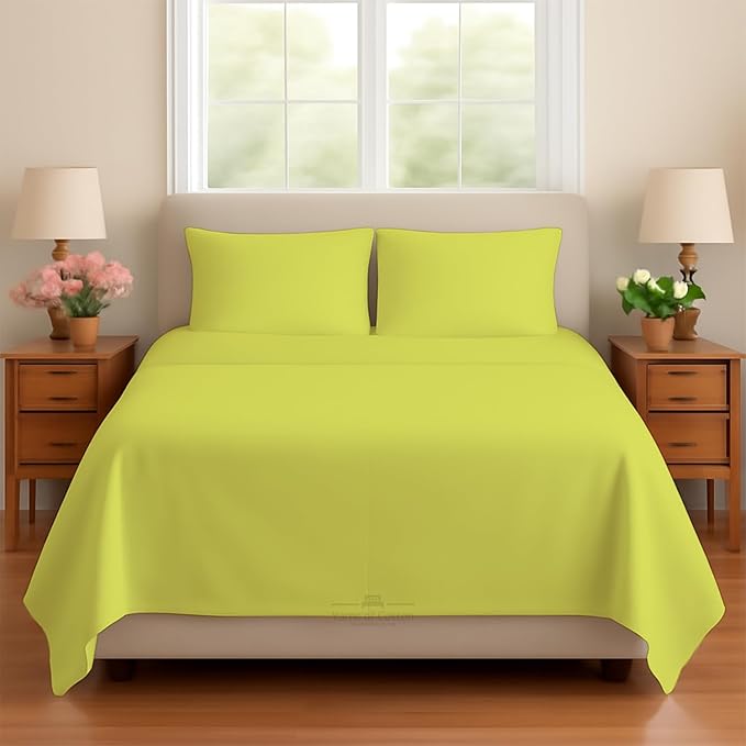Sleeper Sofa Bed Sheet, 100% Cotton 400 Thread Count, 4 Piece Set, Deep Pocket