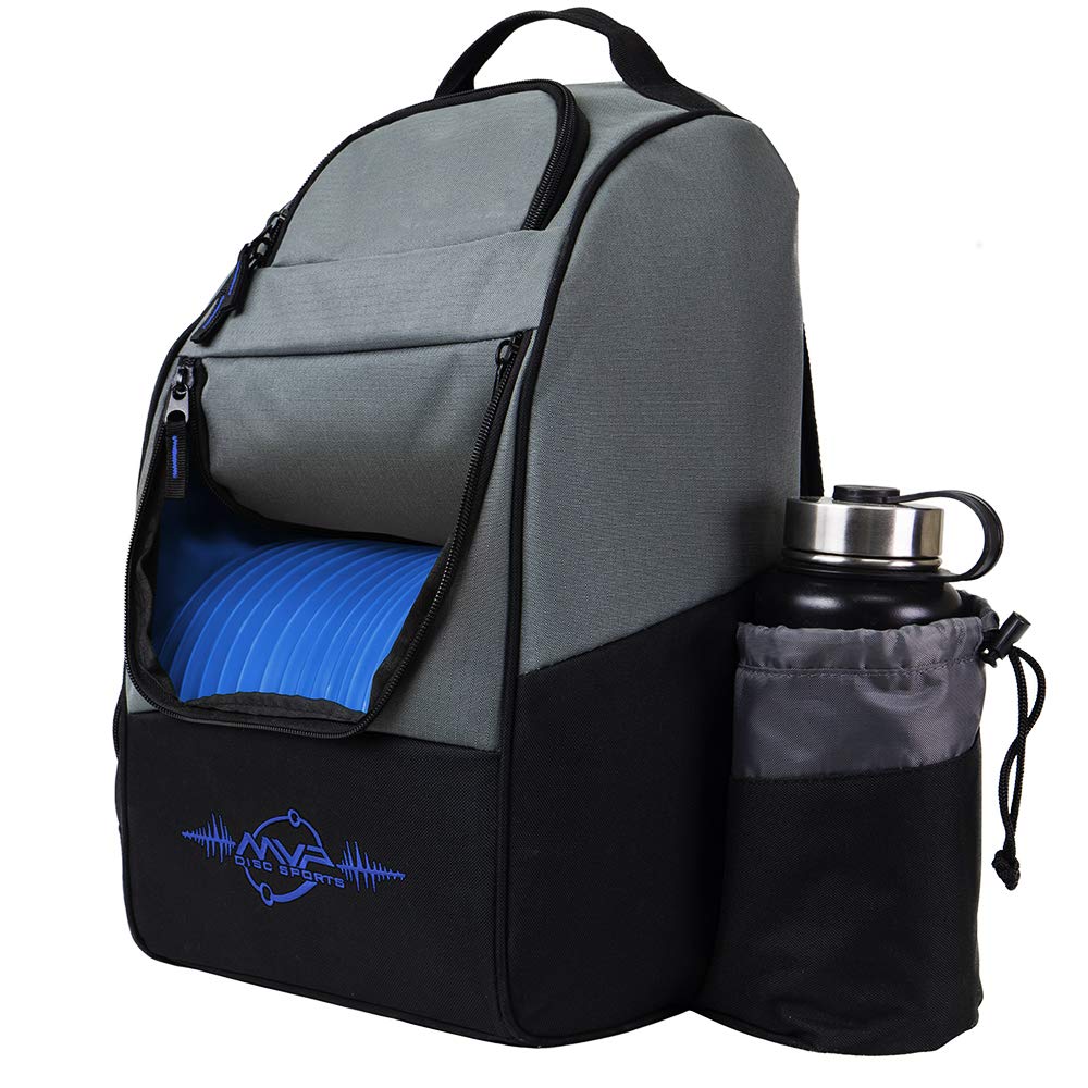 MVP Disc Sports Shuttle Disc Golf Backpack Bag (Gray/Royal)