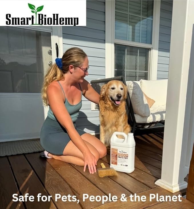 Plant-Powered 5-Gallon Wood Protectant, Protects Wood from Water & UV Rays