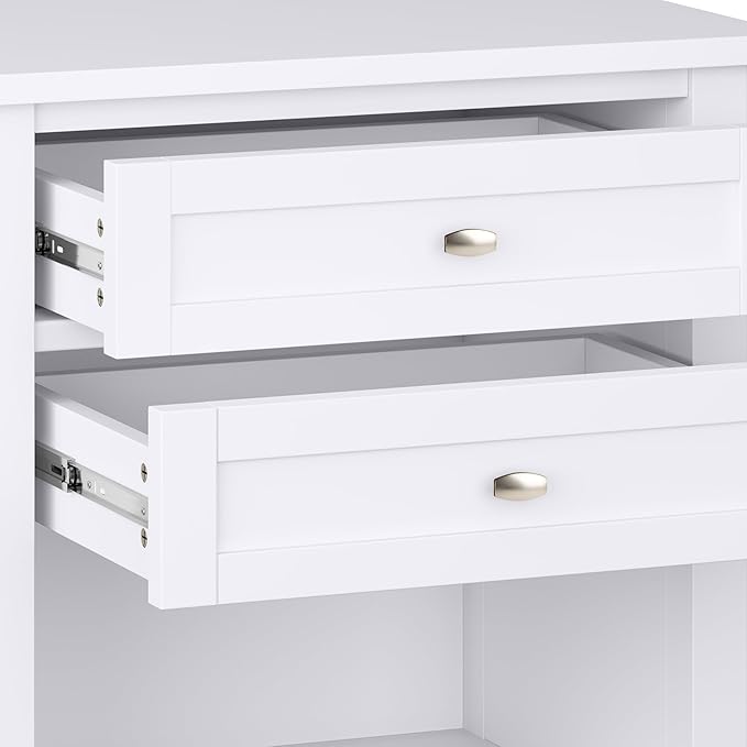 SIMPLIHOME Warm Shaker Bedside Table