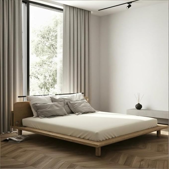 Stretchy Queen Fitted Sheet for 4 Inch Low Profile Mattress