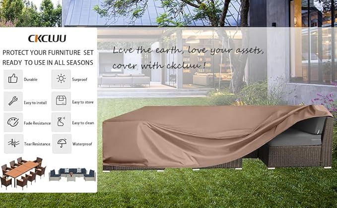 Patio Furniture Set Cover Waterproof Outdoor Furniture Covers Heavy Duty