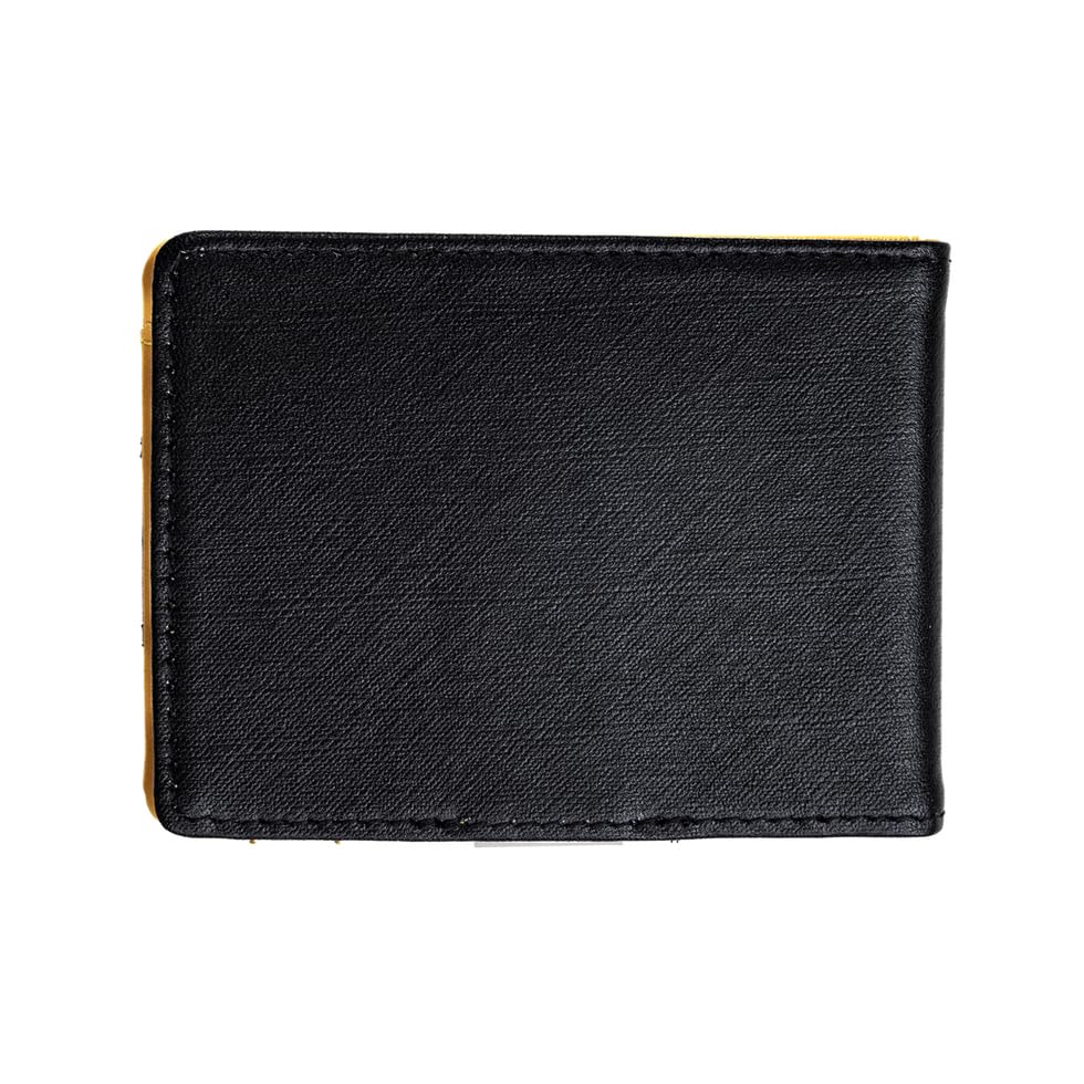 ECROSKO Mens Slim Wallet - Minimalist Front Pocket Bifold Top-Grain Leather Wallets with Money Clip ID Window Credit Card Holders Gifts for Men