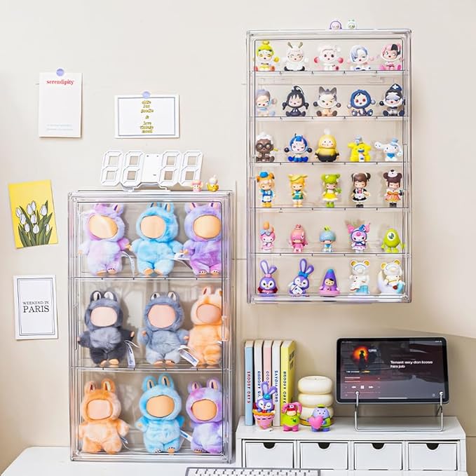 BOHOIDEE 6 Tiers Extra Large Clear Display Case