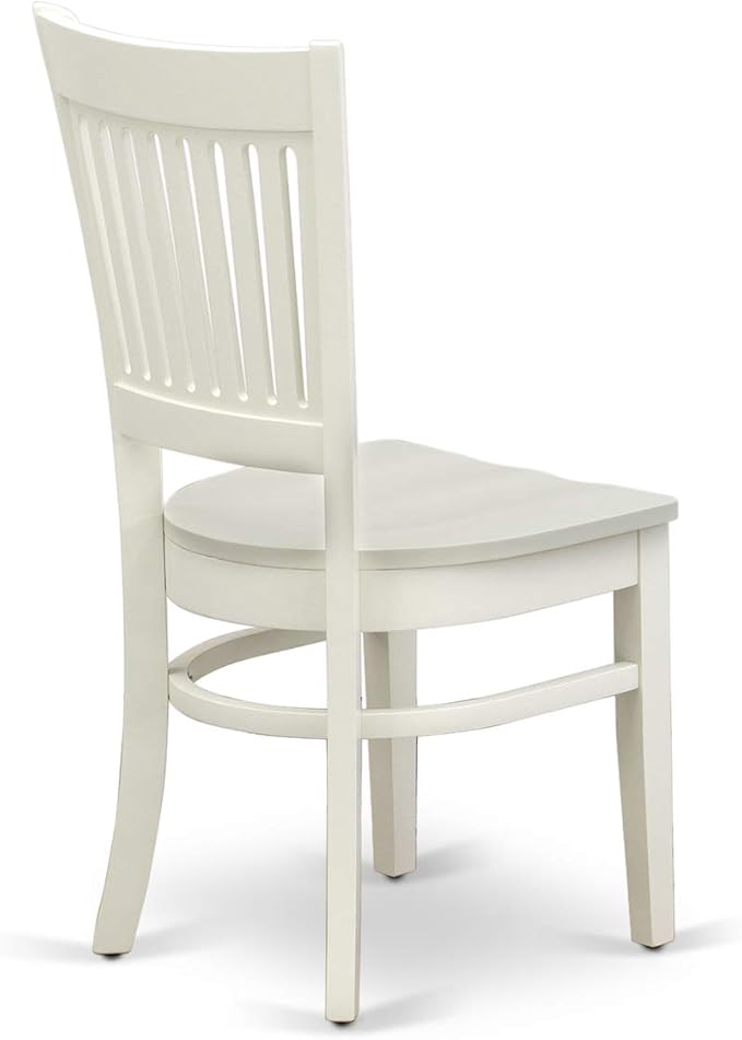 East West Furniture ANVA3-LWH-W 3 Piece Dining Room Furniture Set Contains a