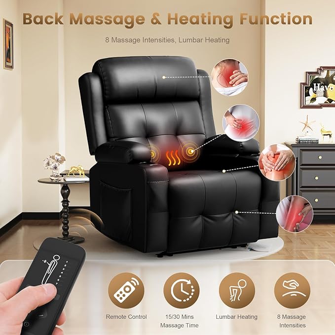 Recliner Sofa Set, Massage Home Theater Set
