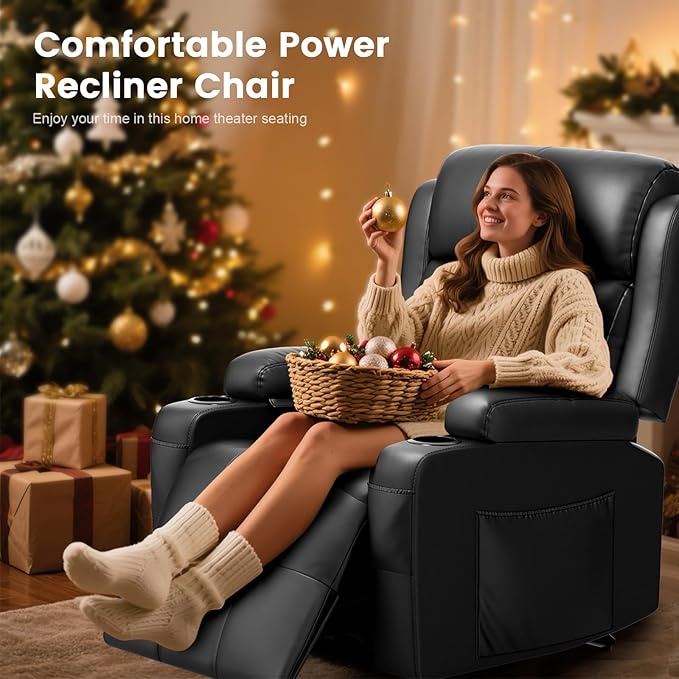 Recliner Sofa Set, Home Theater Seating Wall Hugger Recliners