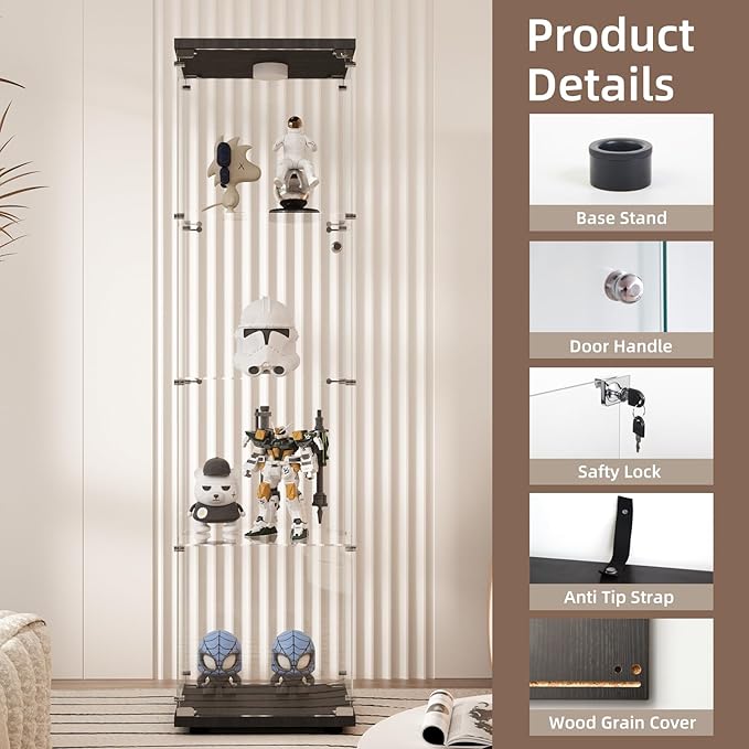 Beauty4U Glass Display Cabinet
