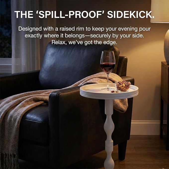 Small Round Drink Table, Pedestal Tables, Small Round Side Table
