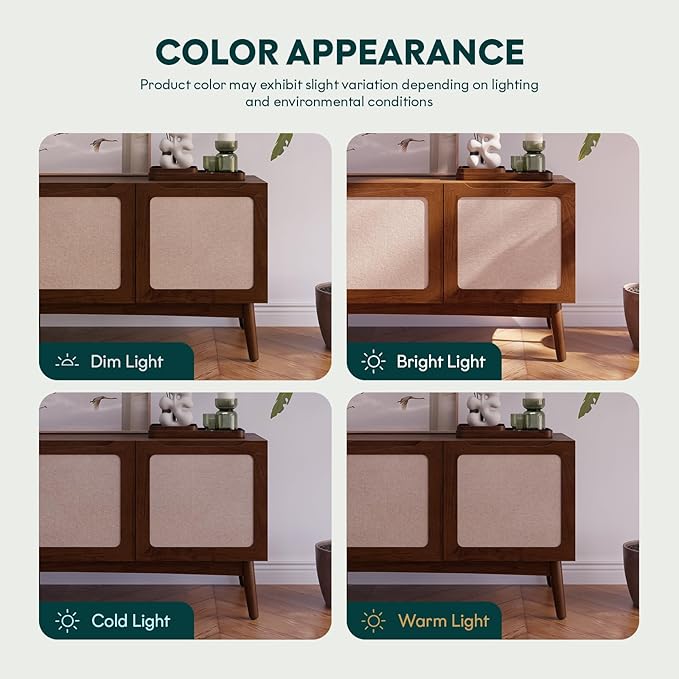 Calista TV Stand 1 Drawer 2 Door – Chestnut Finish Media Console