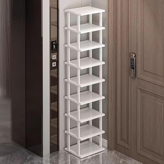 Bamboo Shoe Rack 12 Tier- Vertical Shoe Rack