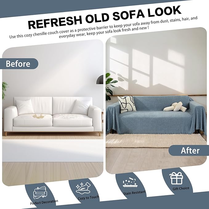DREAMINGO Modern Minimalism Couch Cover