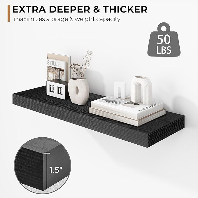 Fun Memories 24 Inch Floating Shelves