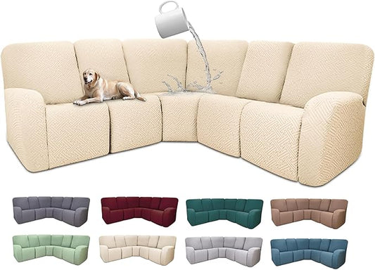 100% Waterproof Sectional Recliner Couch Covers