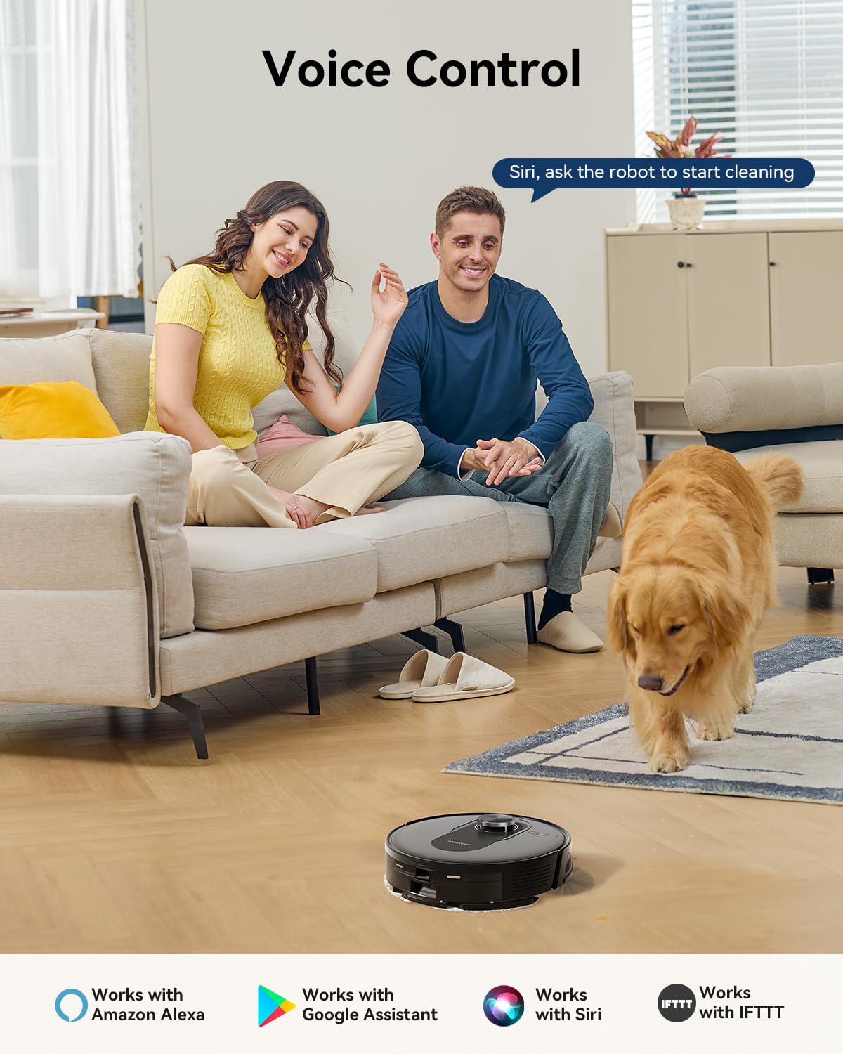 Proscenic Q8 Max Robot Vacuum and Mop with Self Emptying for 60 Days, 5,000 Pa Suction, LiDAR Navigation with Home Mapping, 200 Min Run, Auto Self-Charging, WiFi APP Control for Floor