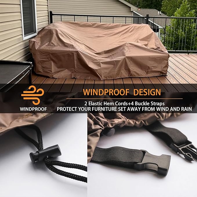 Patio Furniture Set Cover Waterproof Outdoor Furniture Covers Heavy Duty