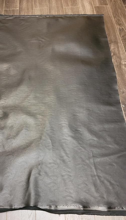 Black Lambtouch Soft Faux Leather Fabric Sheet PU Sold by The Yard Synthetic