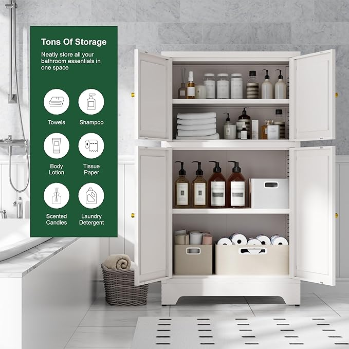 Bevivog Metal Locker Storage Cabinet, Home Accent Cabinets