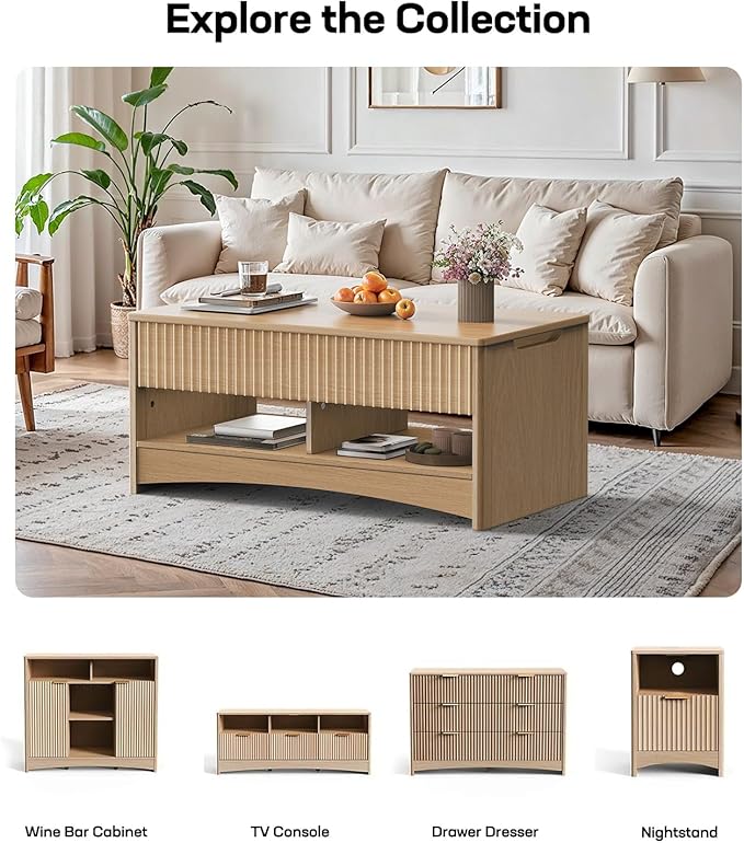 Marsail Lift Top Coffee Table