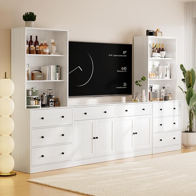 TUSY 71" Large TV Stand Set