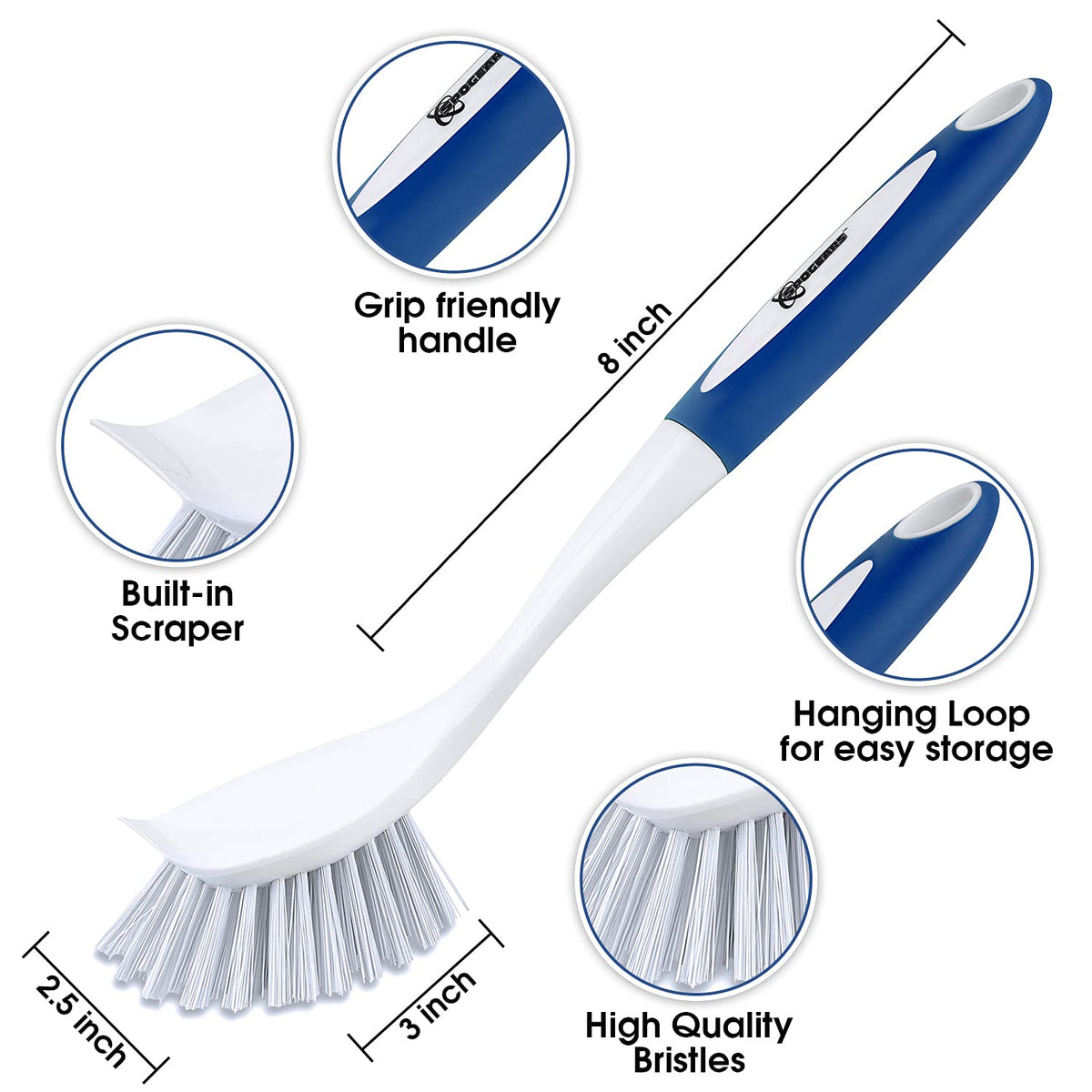 Dish Brush (Blue)