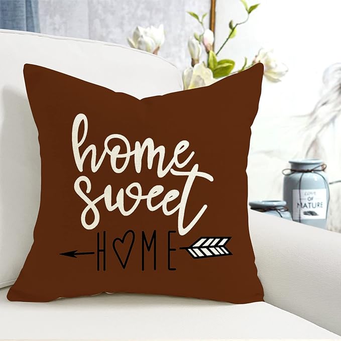 YCOLL Pillow Covers 16x16 Set of 4, Modern Sofa Throw Pillow Cover, Decorative