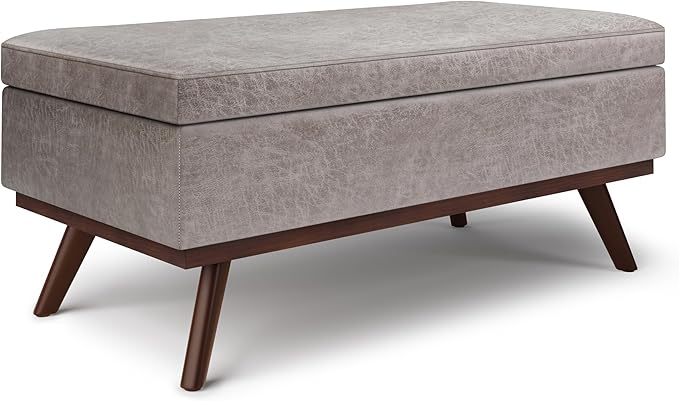 SIMPLIHOME Owen Lift Top Coffee Table Storage Ottoman