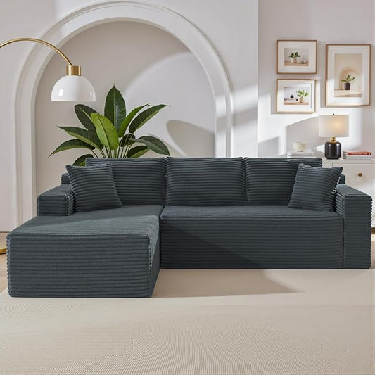 105 Inch Cloud Sectional Couch, Modern Modular Sectional Sofa