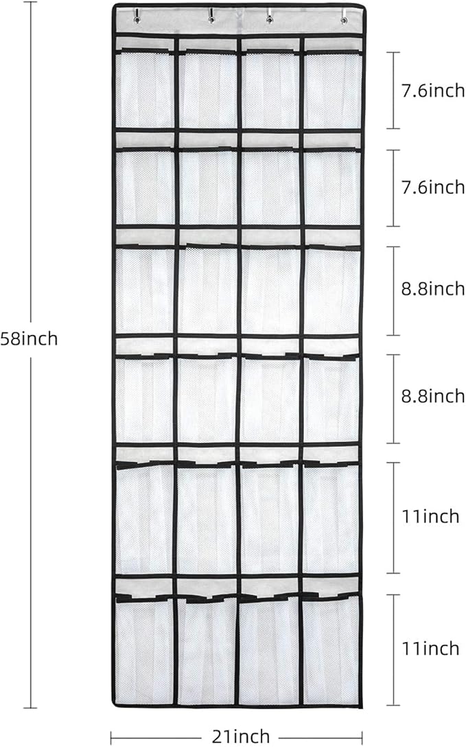 SAVERHO Hanging Shoe Organizer, Over The Door Shoe Organizer
