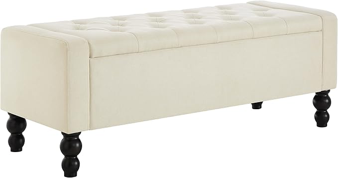 50" W Storage Ottoman Bench
